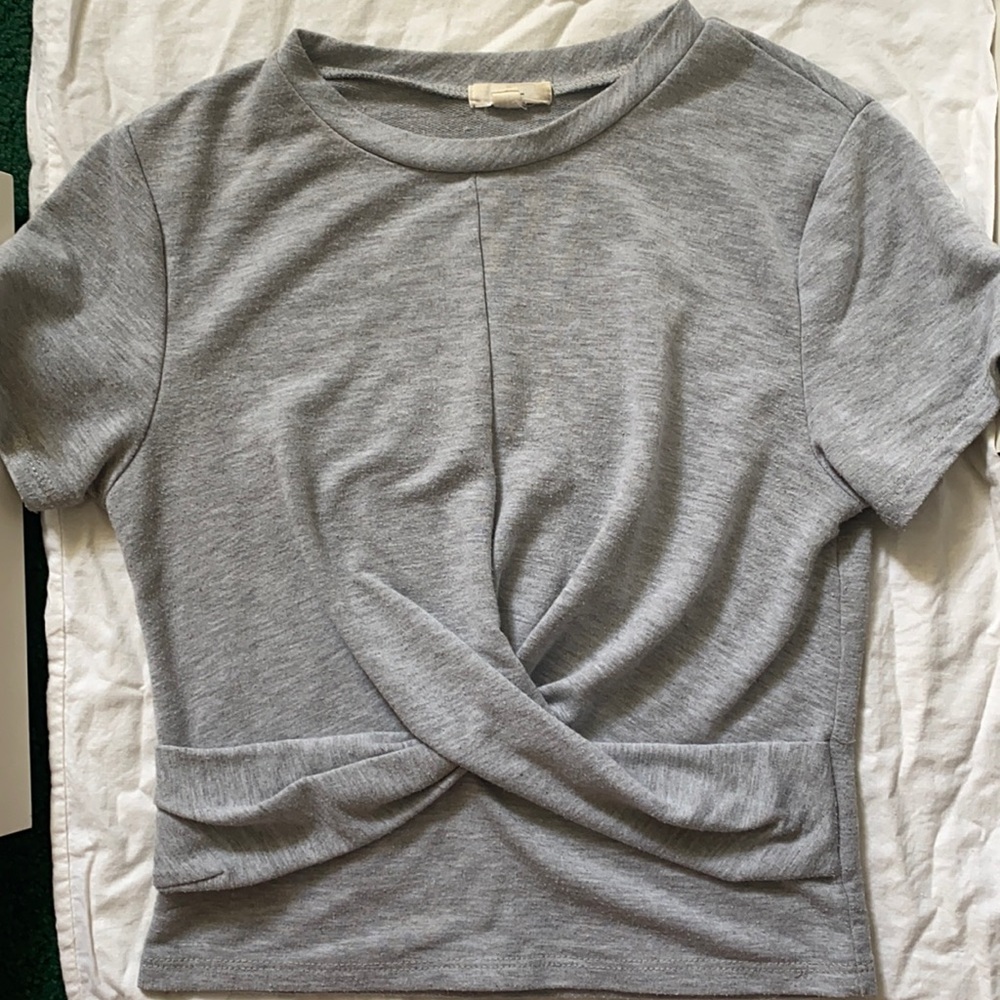 Grey Ardene Crop top.